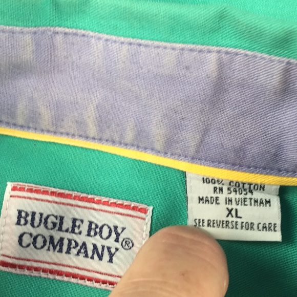 Bugle Boy Company Vintage Button Down Shirt Sz. XL - Picture 8 of 8